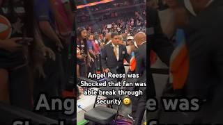 A Fan Paid $1200 to see Angel Reese At The WNBA All Star Game & was dragged out by security