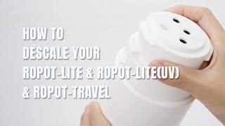 How to Descale Your ROPOT-Lite & ROPOT-Lite(UV) & ROPOT-Travel RO Water System