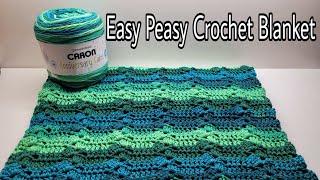 Crochet EASY Blanket Pattern / Crochet Any Size Blanket / Bag O Day Crochet Tutorial