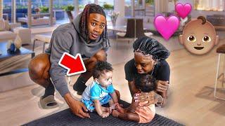 Jay'Ceon Meets Baby Tru For The First Time 