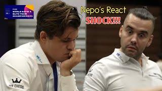 MAGNUS VS RICHARD RAPPORT || FIDE World Rapid & Blitz Team Championship 2024 - Round 4