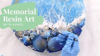 Art With Ashes Tutorial | Memorial Resin Art (Step by Step)