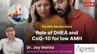 Fertility Masterclass 78- Role of DHEA and CoQ-10 for low AMH