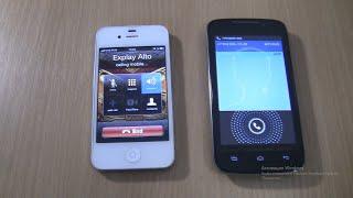 Incoming call & Outgoing call at the Same Time Explay Alto+Iphone 4s ios 6