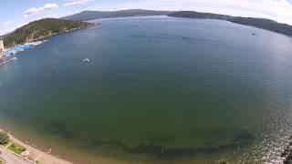 Ironman Village 2014 - Coeur d'Alene, Idaho - Aerial View