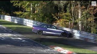 BMW Crash Nordschleife  Accident Unfall Nürburgring 19 10 2013 Touristenfahrten