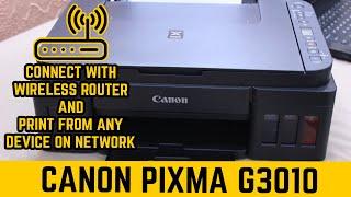 Canon PIXMA G3010 Unboxing | Setup & Connect with Wireless Router | Best InkJet InkTank Printer 2020