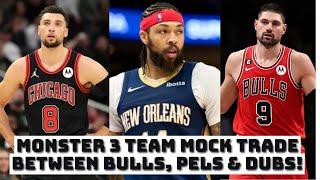 MONSTER 3 Team Chicago Bulls MOCK Trade To Get Rid Of Zach Lavine & Nikola Vucevic!