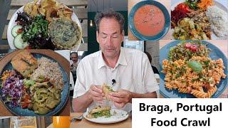 Food Crawl & Huge Indoor Market in Braga, Portugal