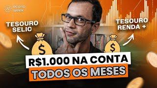 R$1.000 de RENDA PASSIVA todos os meses? Quanto investir? Quanto rende? | 5 TIPOS DE INVESTIMENTOS