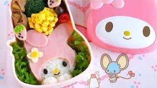 How to Make My Melody Bento Lunch Box (Kyaraben Recipe) | OCHIKERON | Create Eat Happy :)