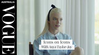Anya Taylor-Joy plays Icons on Icons | Vogue Australia