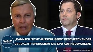 SONDIERUNGEN: Erschreckender Verdacht! Falsches Spiel gegen Merz - Spekuliert die SPD auf Neuwahlen?