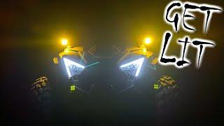 RZR Pro Xp gets NOVSIGHT Cyber 1 Series 3 Inch Pod Lights [Installation & Testing]