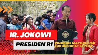 Marching Band SMA Lokon Tampil Di Depan Presiden Jokowi di Bendungan Kuwil