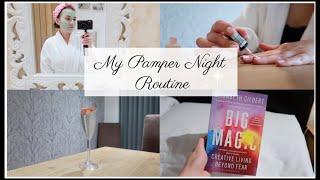 MY PAMPER NIGHT ROUTINE 2019 | Home with Hanna 