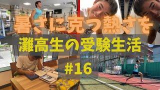 猛暑の8月に突入　【灘高3年生のVlog 】　#16  ‘23 7/31〜8/