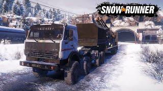 ZIL-131 exploring Northern Aegis Installation | Snowrunner 4K