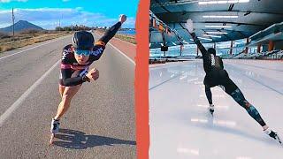 Inline Skating vs. Ice Skating - Viktor Hald Thorup