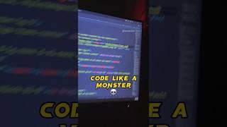 code like a monster  #shorts #motivation #coding