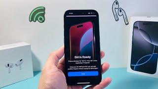 How To Activate Siri or Hey Siri on iPhone 16 / 16 Pro / 16 Pro Max