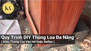 Quy Trình DIY Thùng Loa Đa Năng (Kiểu Thùng Loa Ván Hở hoặc Reflex)