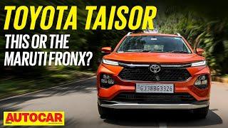 Toyota Taisor review - Maruti Fronx in Toyota clothes | First Drive |  @autocarindia1