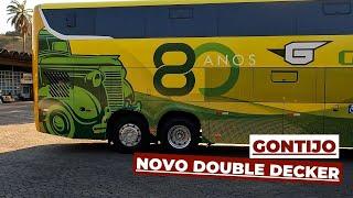 Manobrando o Novo Double Decker da Gontijo na Garagem Central de BH 