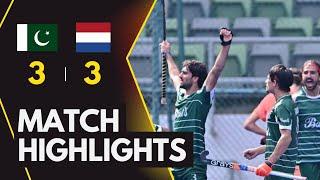 Pakistan Vs Netherlands Hockey Junior World Cup 2023  highlights || Watch highlights Pak 3 - 3 Ned