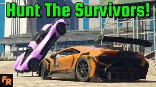 Hunt The Survivors! - Race Car Vs The Random On Modded Gta 5