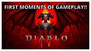 THESE ENEMIES CAN'T KEEP UP!!! | Diablo 4 First moments of gameplay