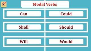 Modal Verbs | All Modals | Semi Modals | Modal Auxiliary Verbs in English Grammar | List of Modals