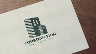 How to create a construction logo