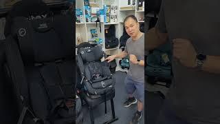 how to set the Britax B-First Clicktight car seat for rearward facing