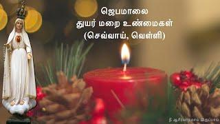 Rosary in Tamil | ஜெபமாலை Jabamalai | Jebamalai | Sorrowful Mystery |  துயர் மறை உண்மைகள் Tue & Fri