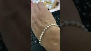 Sample akoya bracelet | Flower Jem #pearl #bracelet #jewelry #stevevai