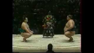 Sumo Paris Bercy 1995 - Takanonami contre Akebono