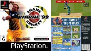 Shane Warne Cricket '99 (PS1) Australia Vs England Full Match