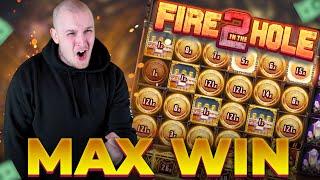 MY INSANE MAX WIN ON FIRE IN THE HOLE 2 FROM NOLIMIT CITY (INSANE WIN) 