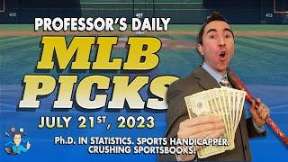 STREAK OF 23 STRAIGHT WINS ON THE LINE TODAY (MLB PICKS JULY 21 INSIDE!!!)