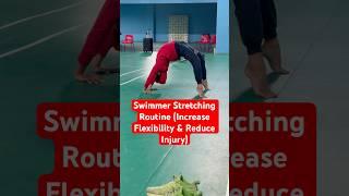 Swimmer Stretching Routine (Increase Flexibility & Reduce Injury) #shorts #yogamusic #swim