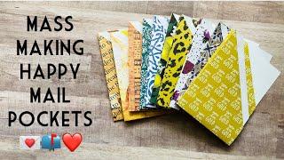 Making Happy Mail Pockets • Story Time • #relaxcutglue #crafts #happymail #junkjournalpockets