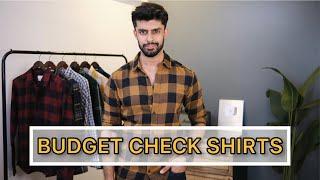 BUDGET CHECK SHIRTS FOR MEN | FASHION HAUL 2022