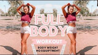 Full Body Workout | Real Time, Beginner Friendly, Outdoor Workout!