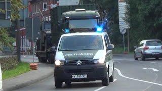 Einsatzfahrzeug Feldjäger + LKW Bundeswehr