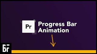 Simple Progress Bar Animation - Premiere Pro Tutorial