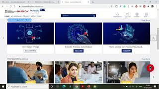 Portal Walkthrough - NASSCOM FutureSkills Prime.