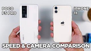 POCO F5 Pro vs iPhone 11 SPEED TEST & CAMERA Comparison | Zeibiz