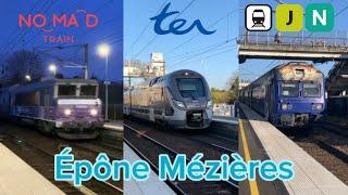 Trains at Épône Mézières (24/02/2023)