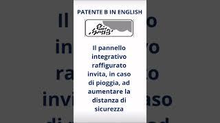 Patente B in English made easy